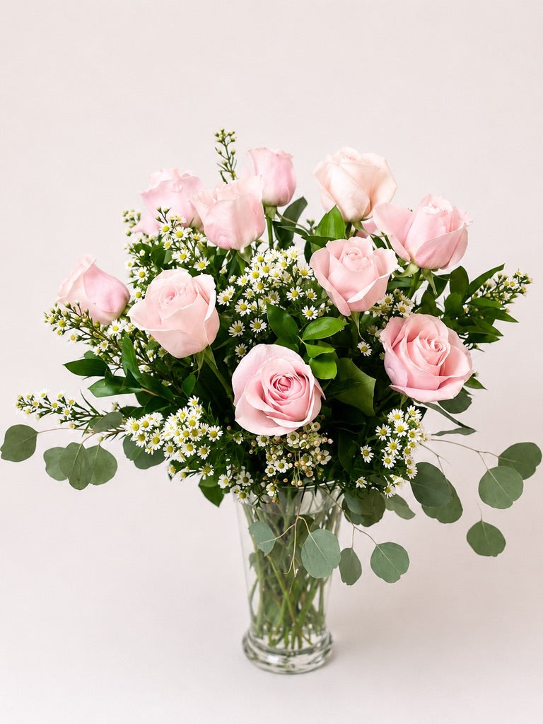 Blush Rose Vase